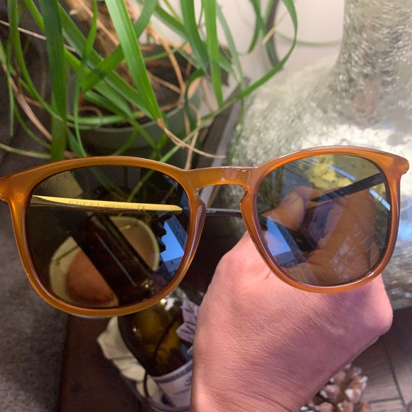 Authentic GUCCI 51 Square Acetate Metal logo sunglasses - Picture 10 of 15